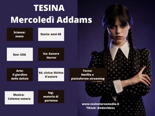 Tesina Mercoledì Addams  