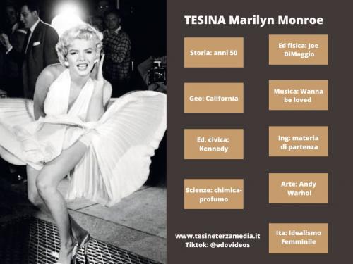 Tesina Marilyn Monroe