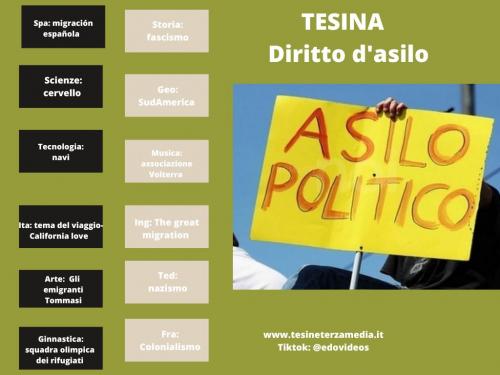 Tesina Asilo politico
