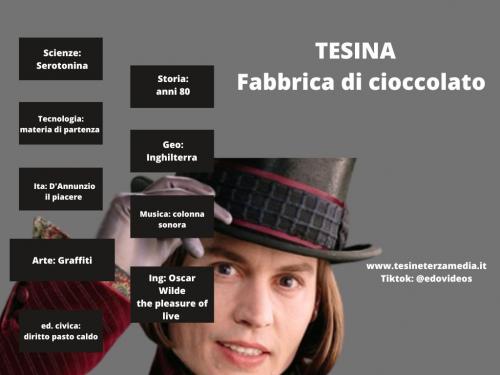 Tesina La Fabbrica di Cioccolato 