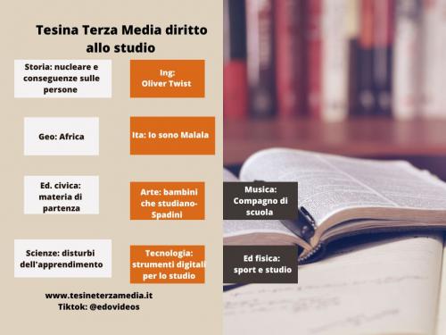 Tesina Diritto allo studio