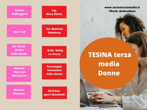 Tesina Donne