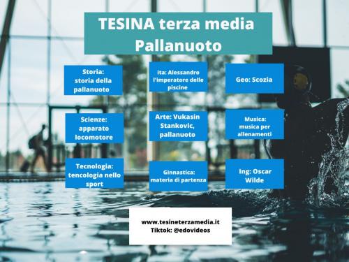 Tesina Pallanuoto