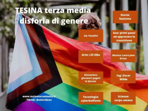 Tesine terza media Disforia di genere