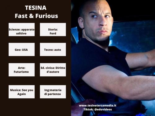 Tesina Fast & Furious